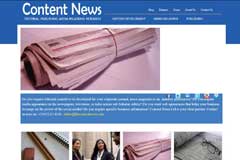 businees Website Design - The Content News