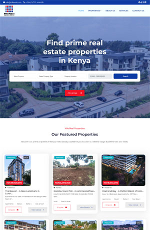 Property, Real Estate Website Design Services