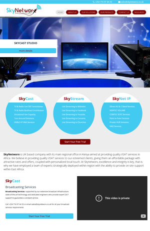 Telecommunication Web Development Services kenya