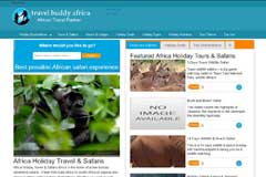 Tours Travel Website Design - Travel Buddy Africa Tours